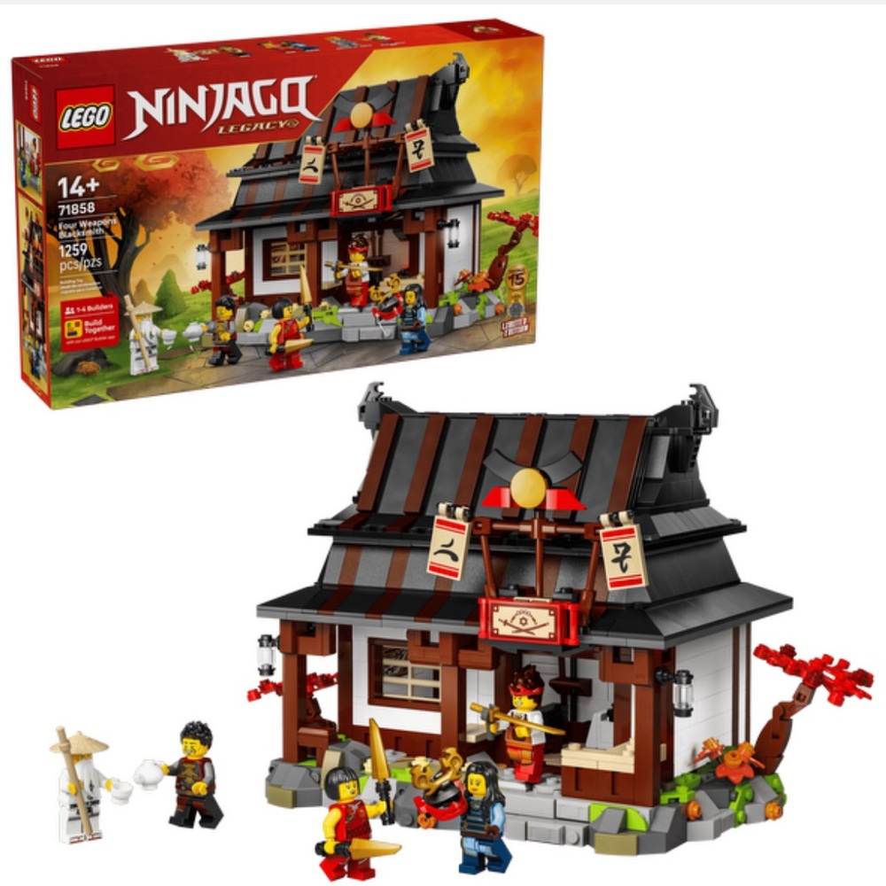 LEGO NINJAGO Four Weapons Blacksmith 15th Anniversary 71858 NEW in Sealed Box